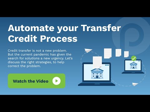 Automatisation du processus de transfert de crédits dans votre établissement