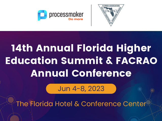 14e sommet annuel de l'enseignement supérieur en Floride et conférence annuelle de la FACRAO