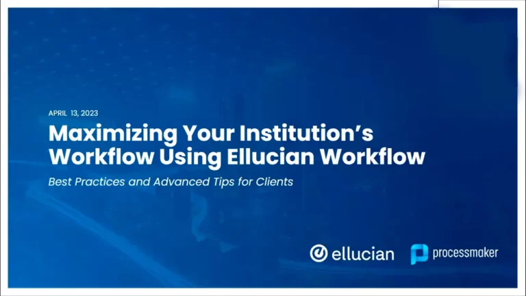 Ellucian-Workflow-Webinar