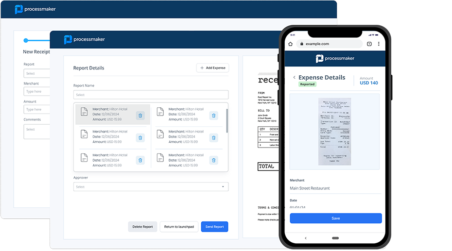 Automatiser les rapports de dépenses