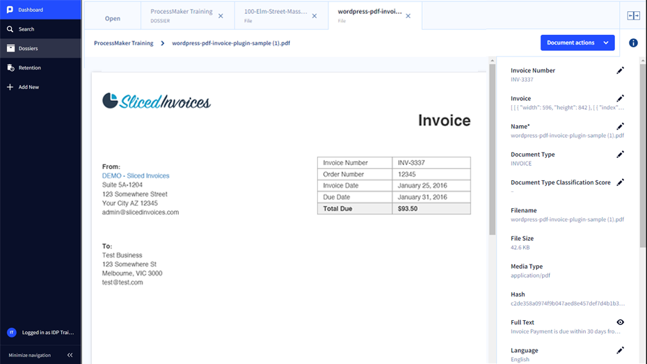 Intelligent Document Processing (IDP)
