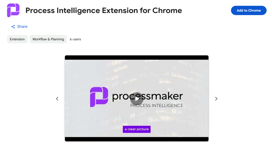 Process Intelligence Chrome Extension